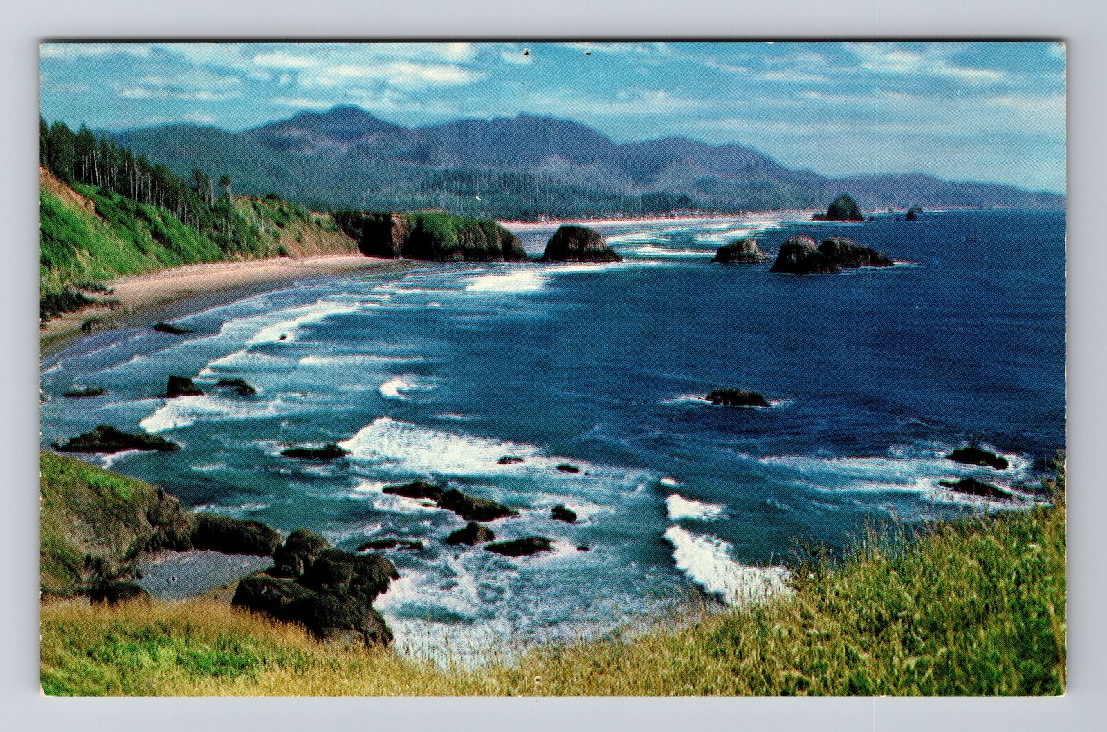 OR-Oregon, Scenic View Oregon Coast, Vintage Postcard