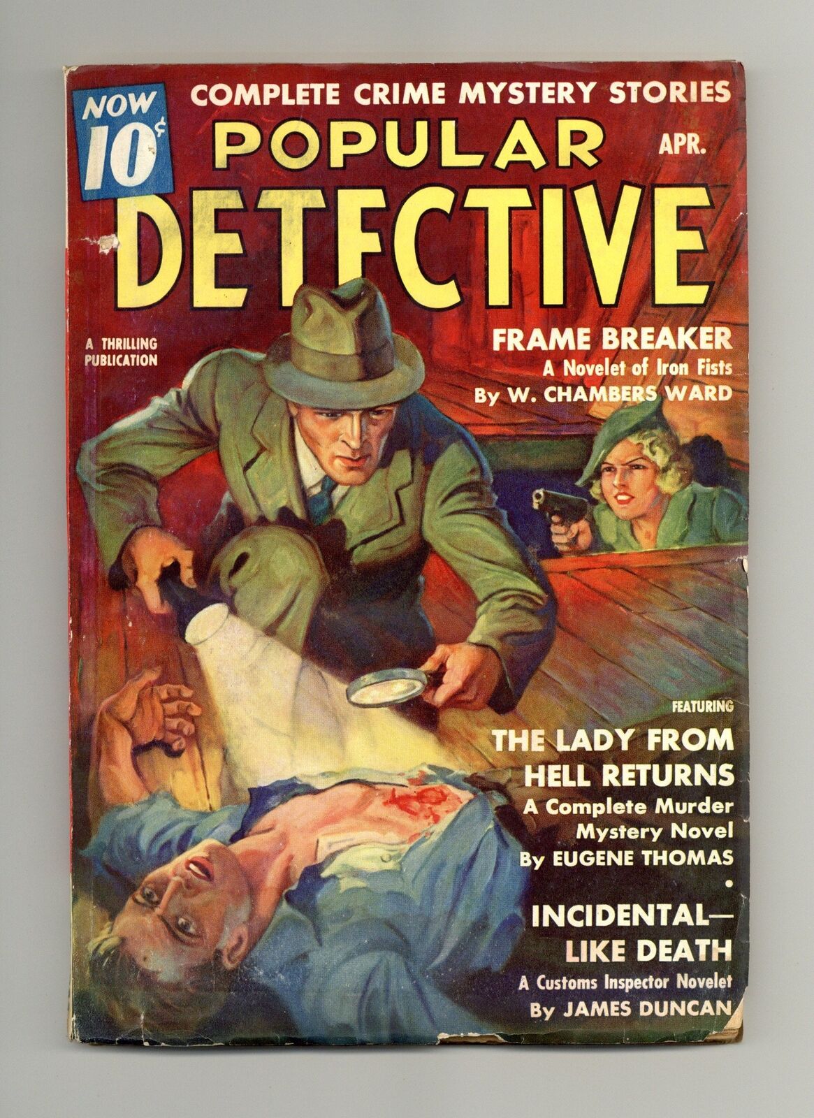 Popular Detective Pulp Apr 1938 Vol. 14 #3 GD/VG 3.0