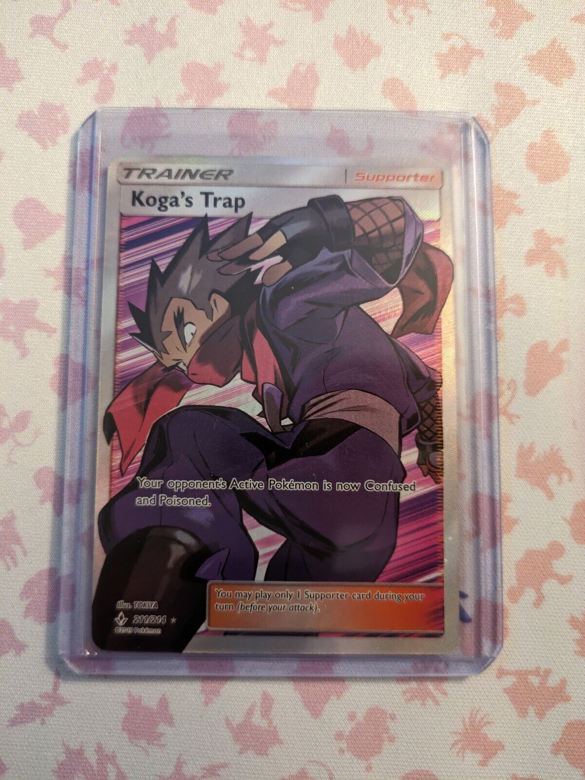 Pokemon Card Kogas Trap 211/214 Full Art Trainer
