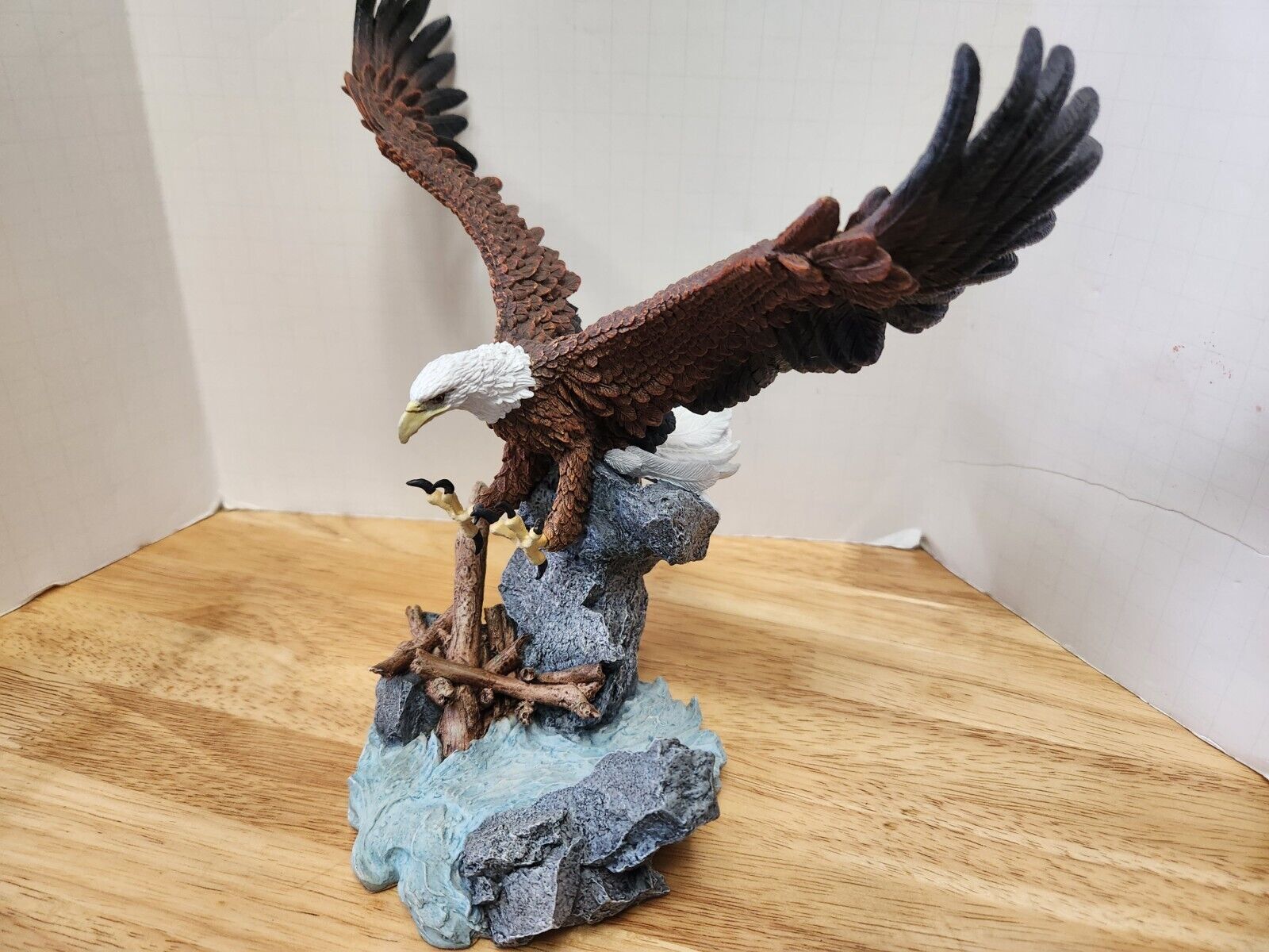 Lenox Realm Of The Eagle Figurine 1998 Rare Eagle Bird Decorative Collectible