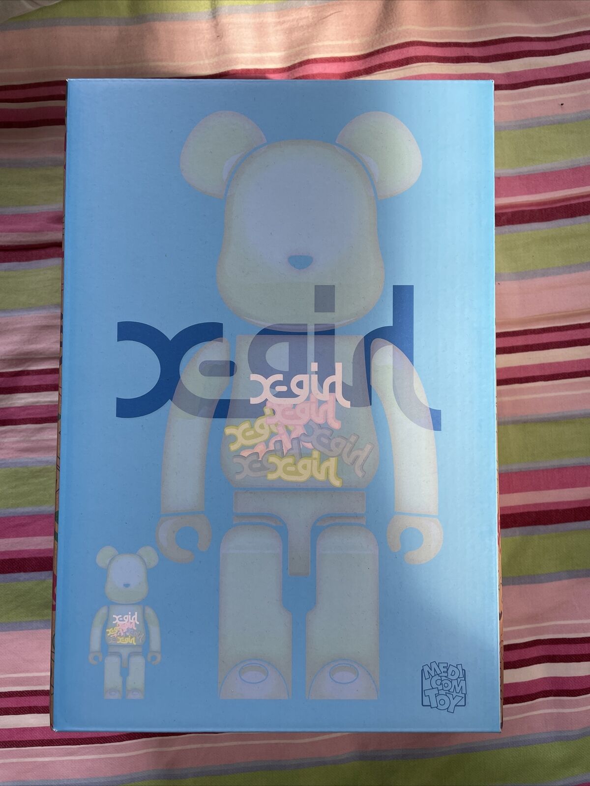 Medicom Toy BearBrick X-Girl 2021 100% 400%