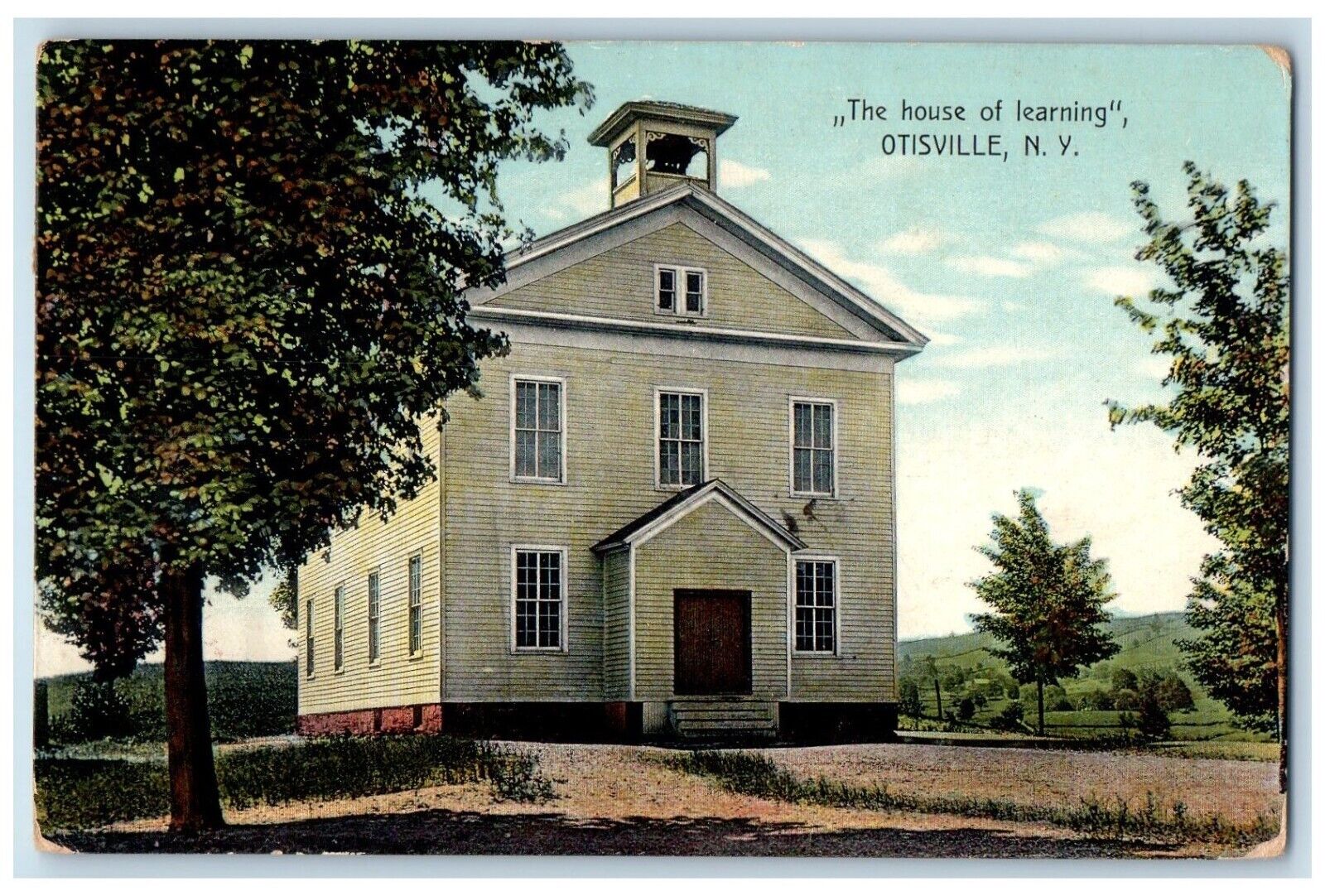 c1910's The House Of Learning Otisville New York NY Posted Antique Postcard