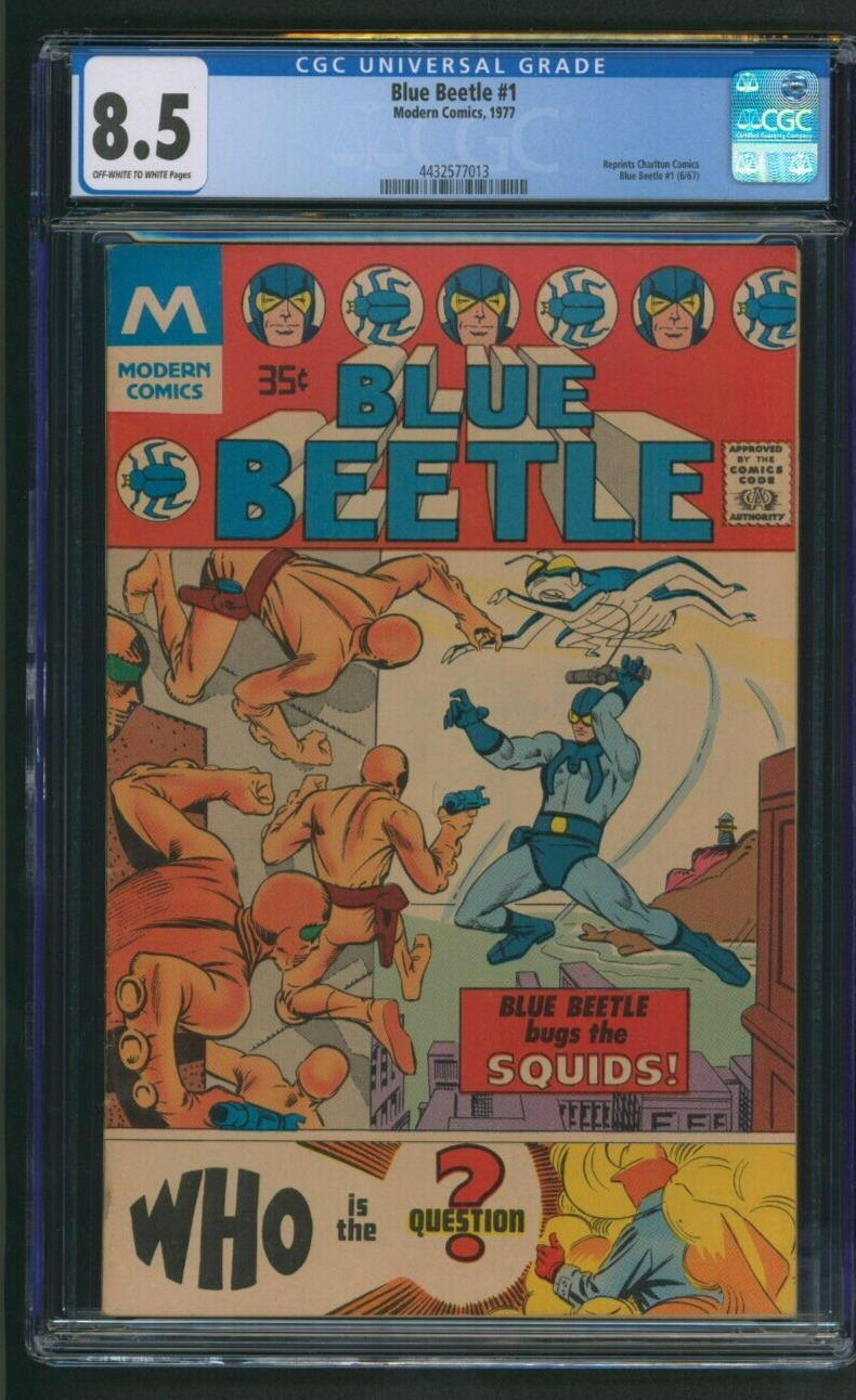 Blue Beetle #1 CGC 8.5 Modern Comics 1977