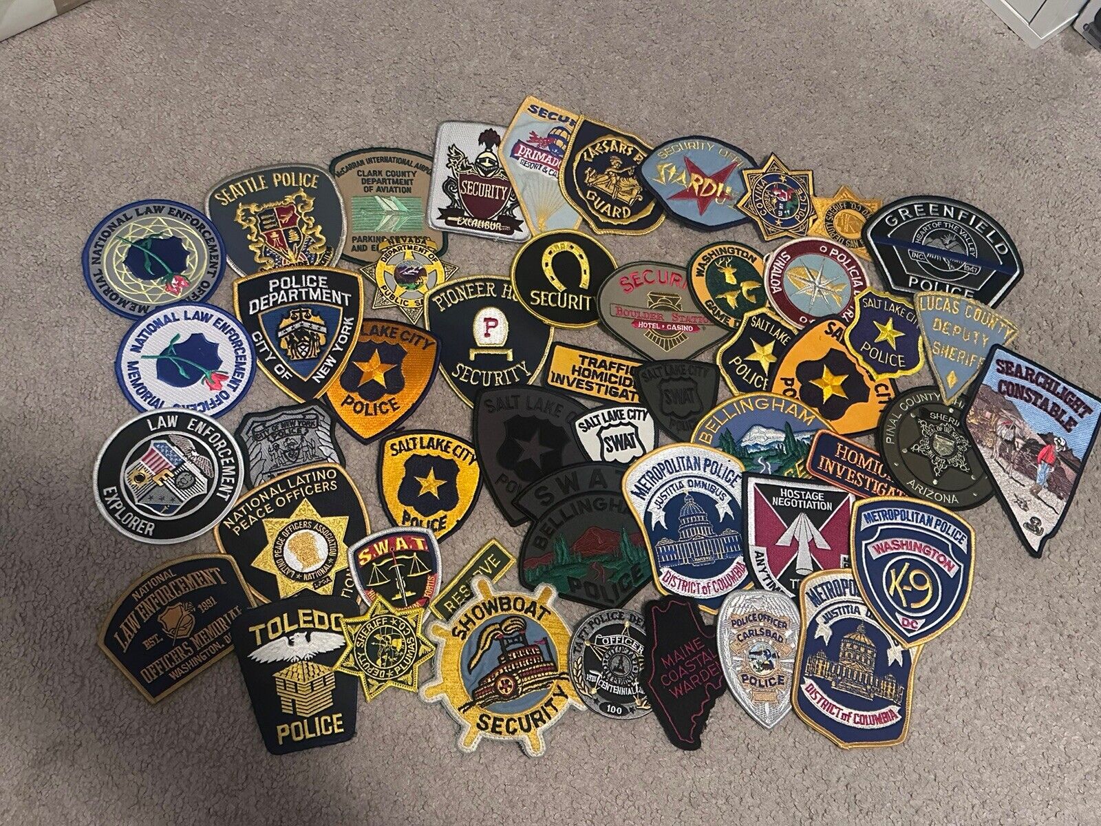 Lot Of 49 Police And Security Patches
