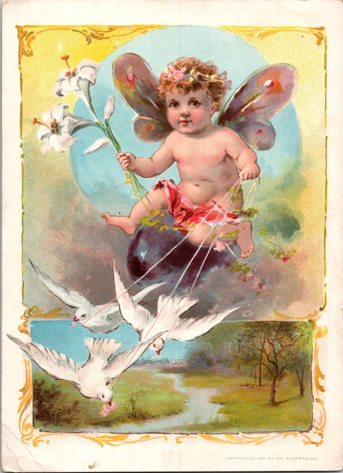 Rare 1893 Lion Coffee Woolson Spice Co. Toledo, Ohio Victorian Advertising Card