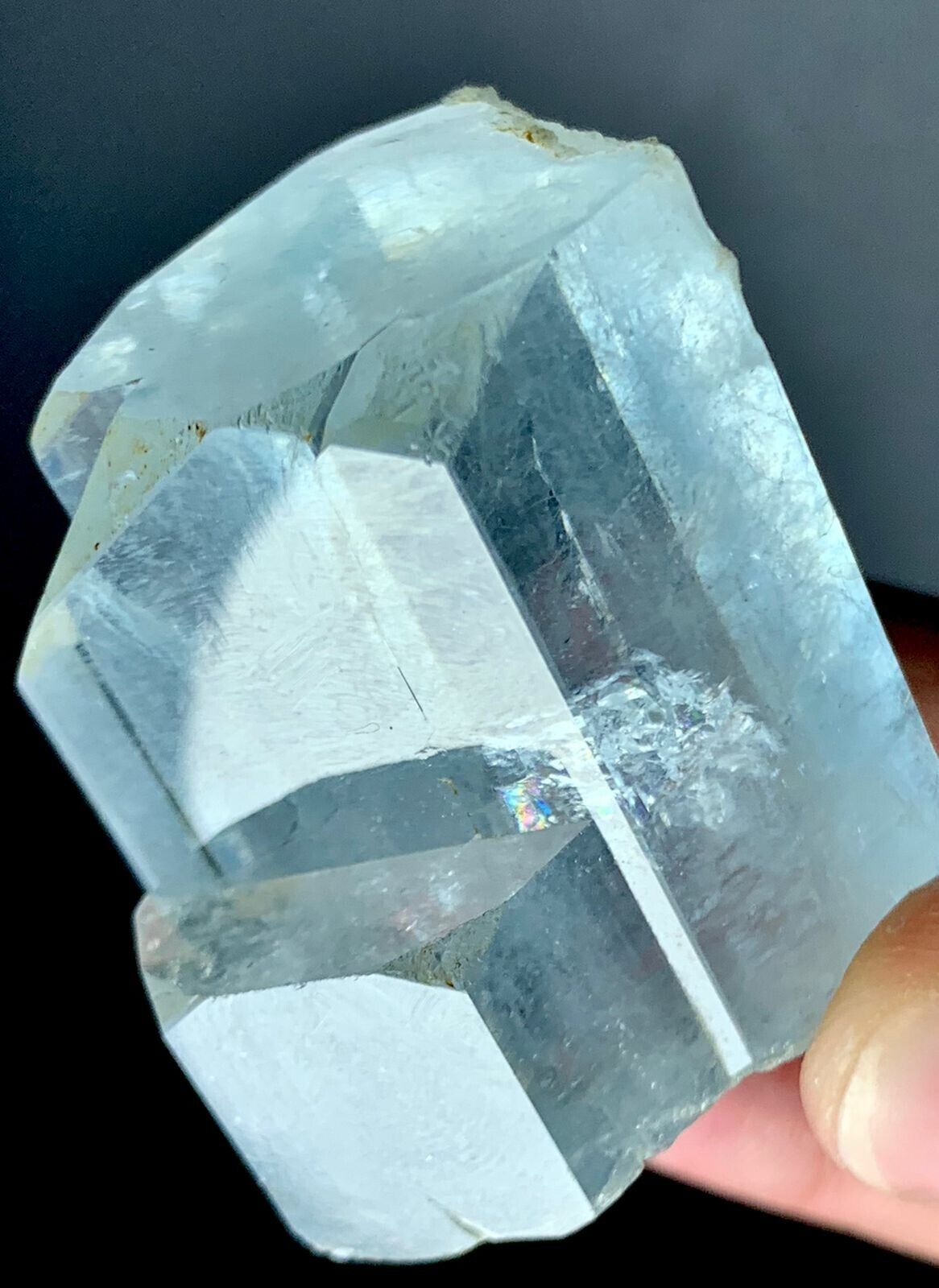 343 Carat beautiful terminated aquamarine crystal with mica from Pakistan