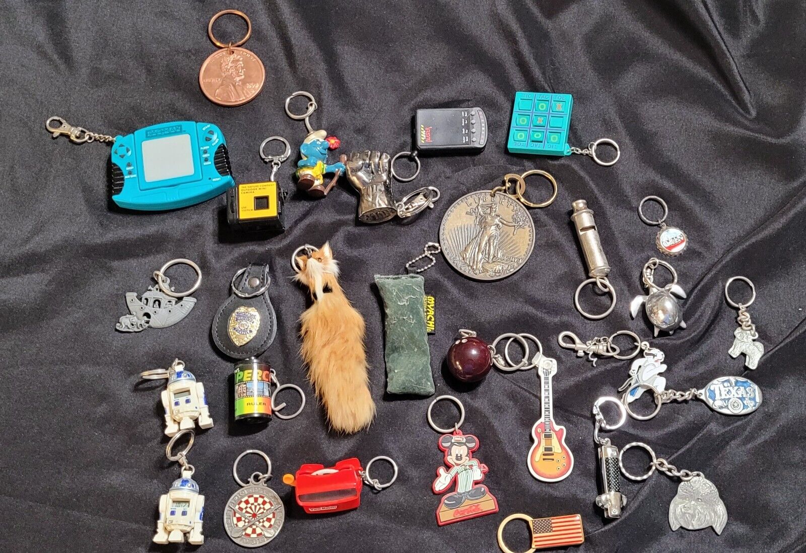 Vintage Novelty Keychain Lot of ~25