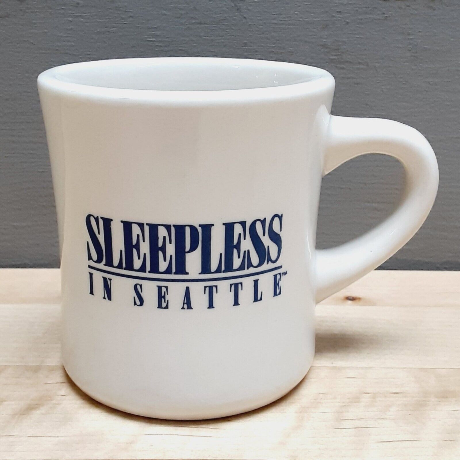 Sleepless In Seattle 1999 Tom Hanks Movie Promo White 10 oz Diner Mug — FREESHIP
