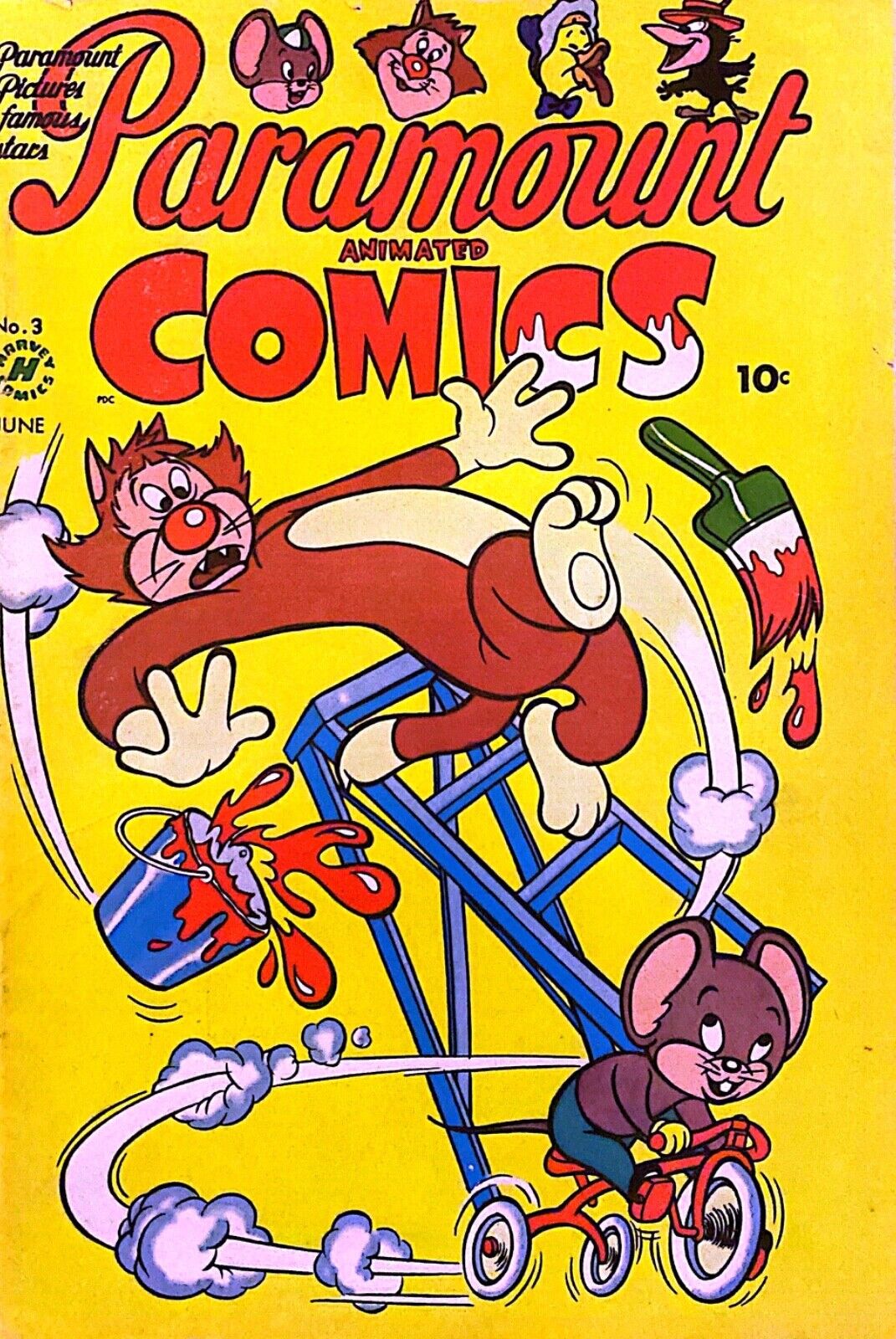 Paramount Animated Comics #3 by Harvey Comics (1953) - Very good+ (4.5)