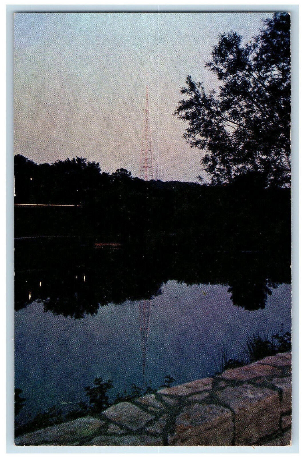 c1960's Beautiful Penn Valley Park Lake Kansas City Missouri MO Vintage Postcard