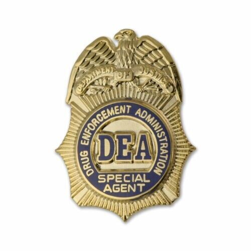 New Authentic DEA Special Agent Drug Enforcement Administration Lapel Hat Pin