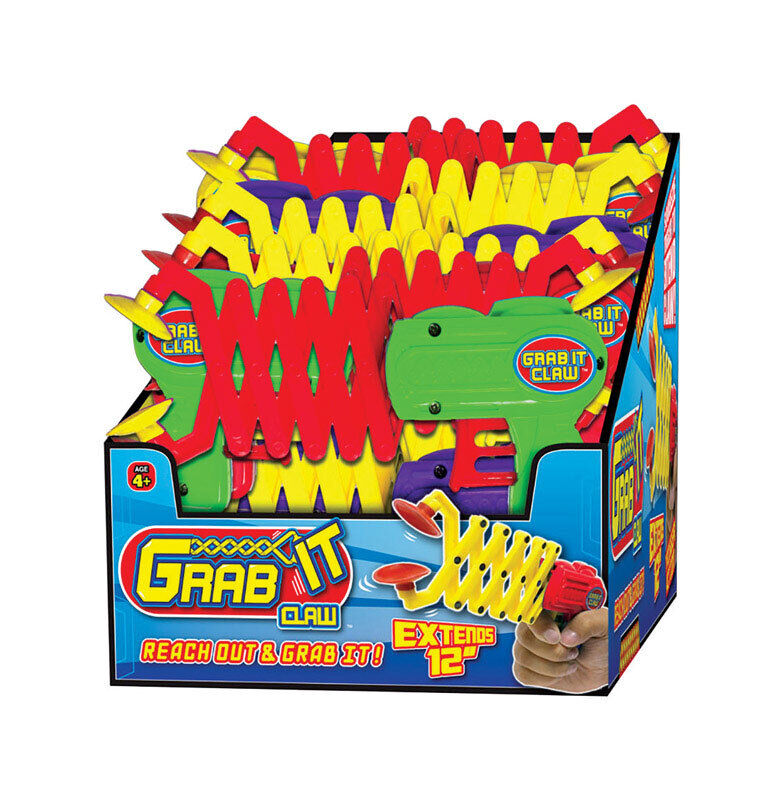 Ja-Ru 5614 Assorted Colors Plastic 4 Years+ Grab it Claw Toy (Pack of 18)