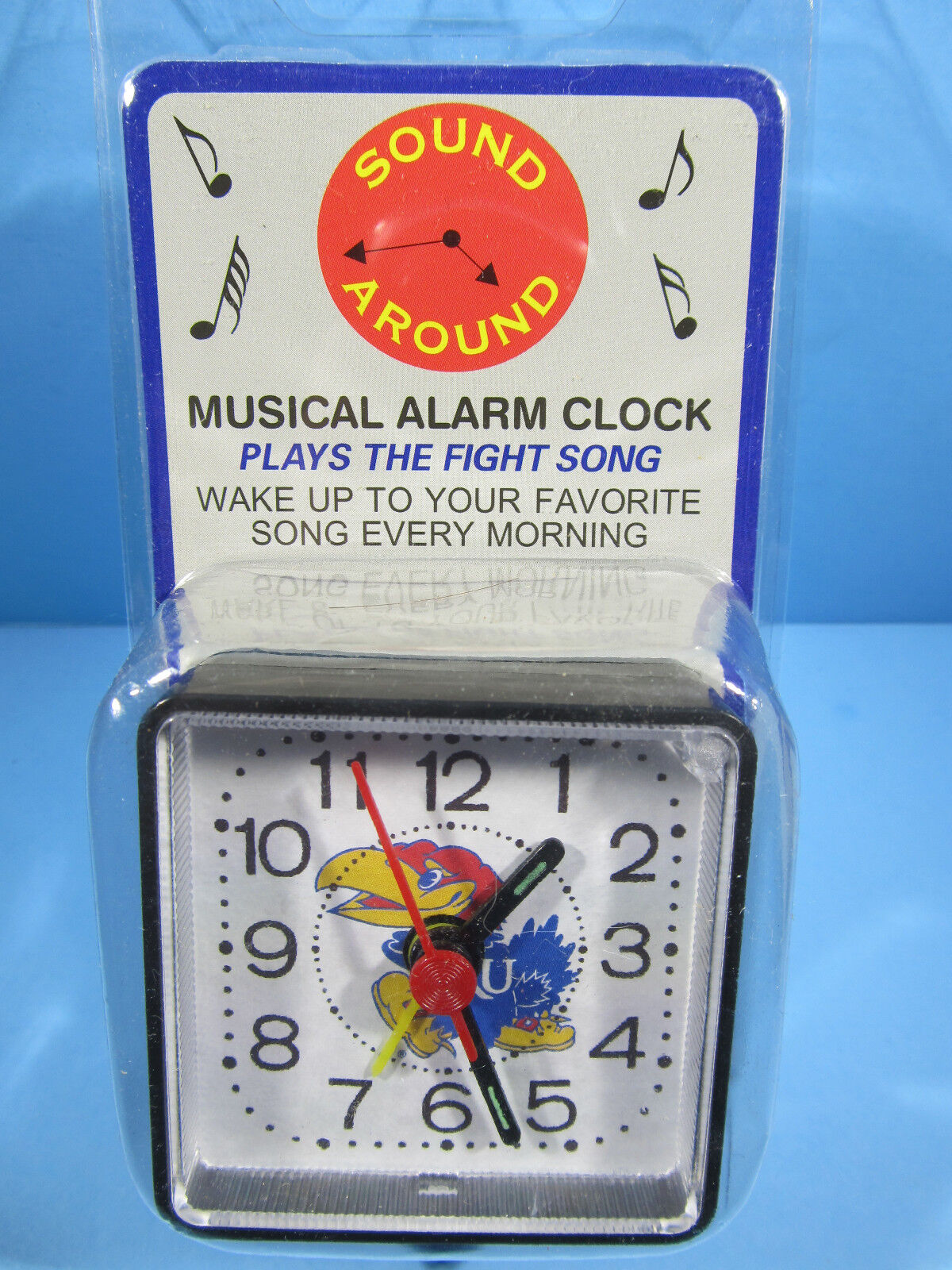 KANSAS JAYHAWKS Mini Travel Alarm Clock Official NCAA Licensed Product NIP