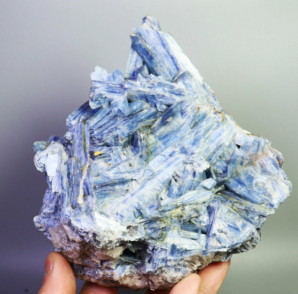 3.51lb Natural Blue kyanite Quartz Crystal Cluster kyanite Gem Mineral Specimen