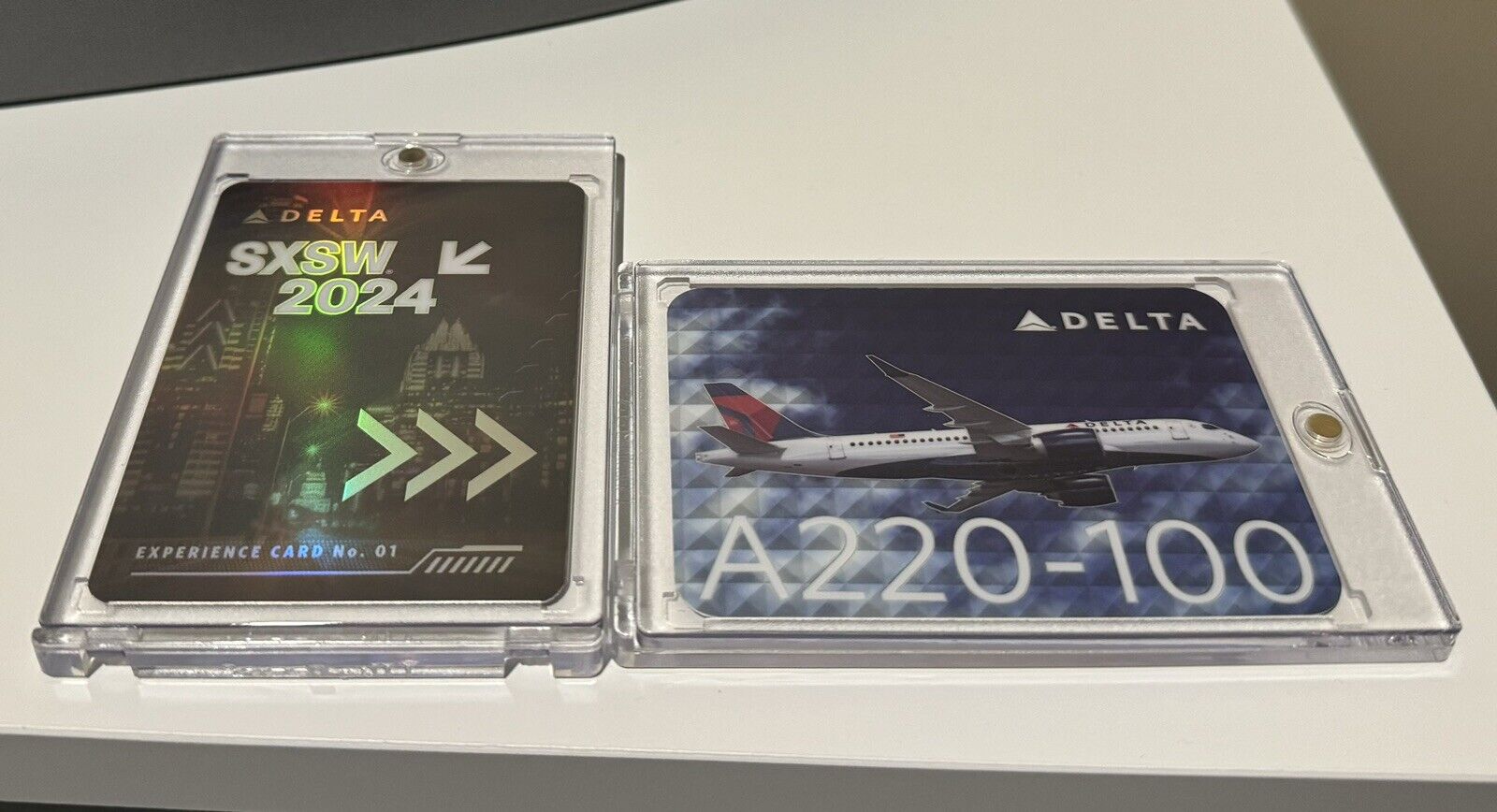 *RARE* Delta Trading Card 2024 Experience #1 SXSW And 2019 A220-100 Card