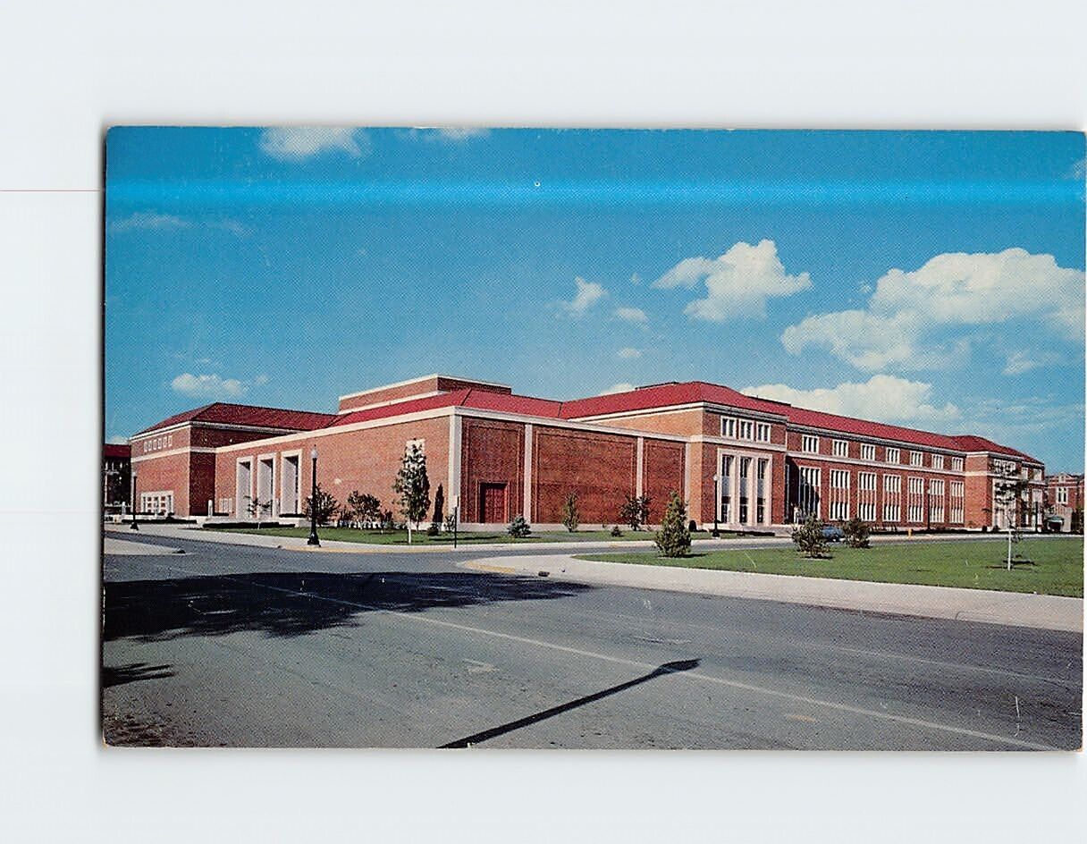 Postcard Purdue University Memorial Center Lafayette Indiana USA