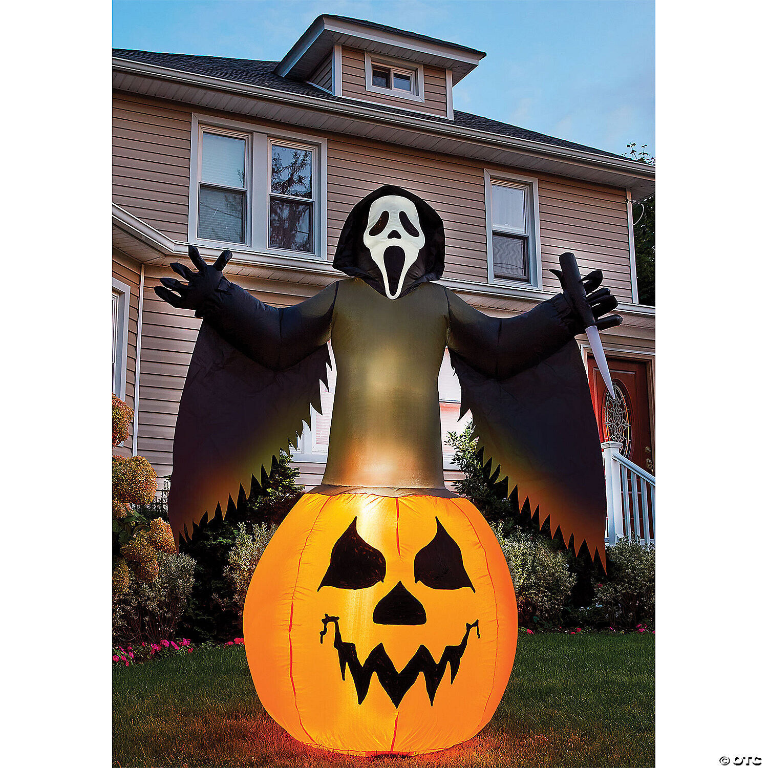 6' Ghost Face Pumpkin Lawn Inflatable Decoration Freeshiping