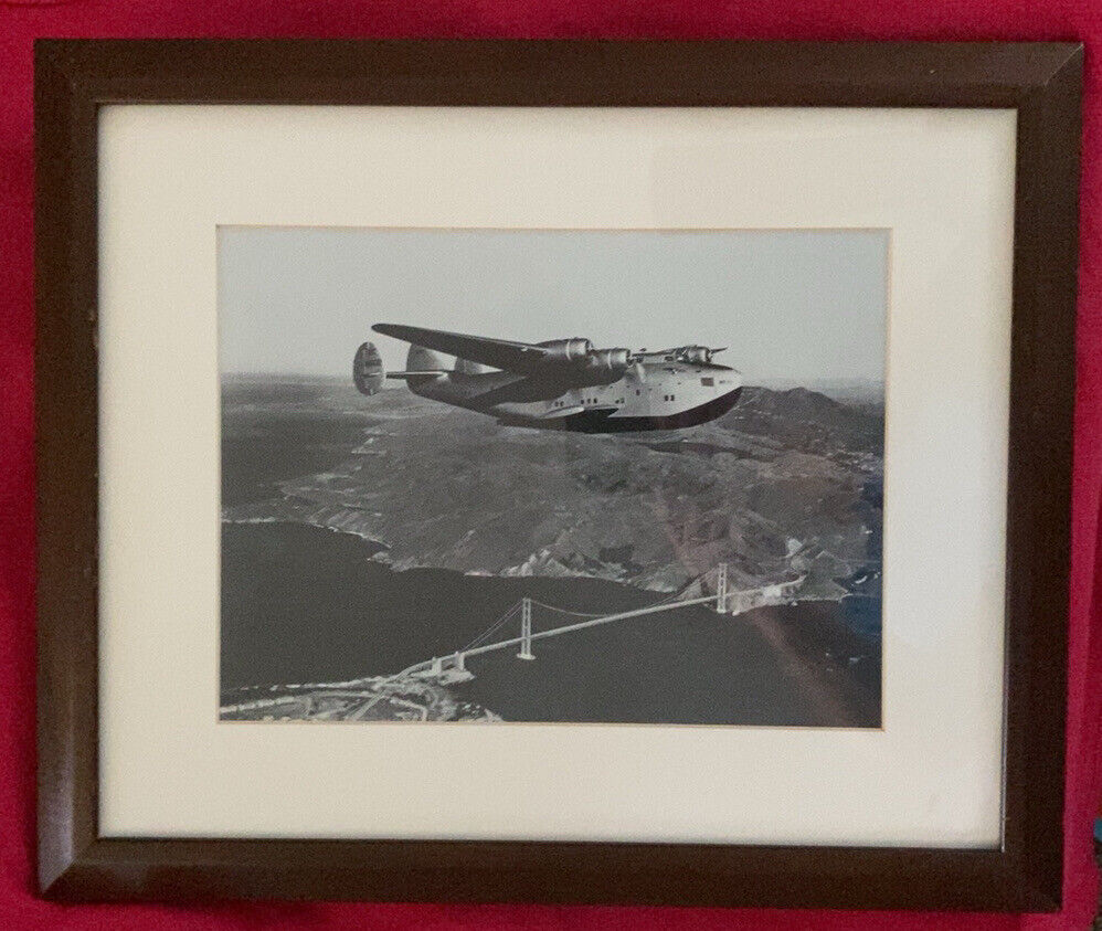 1930's BOEING B-314 TAKEN 1930’s OVER SAN FRANCISCO BAY-CLYDE SUNDERLAND