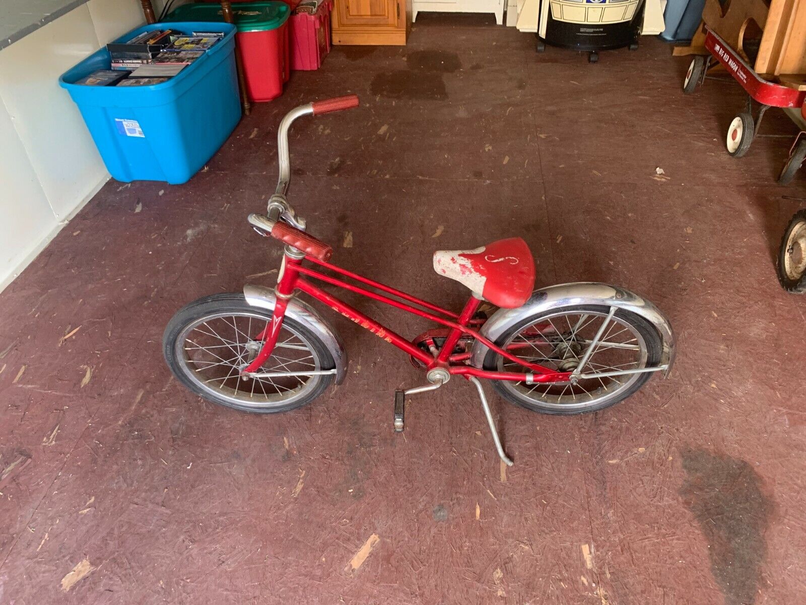 Vintage Schwinn Red Pixie Bicycle Original 46