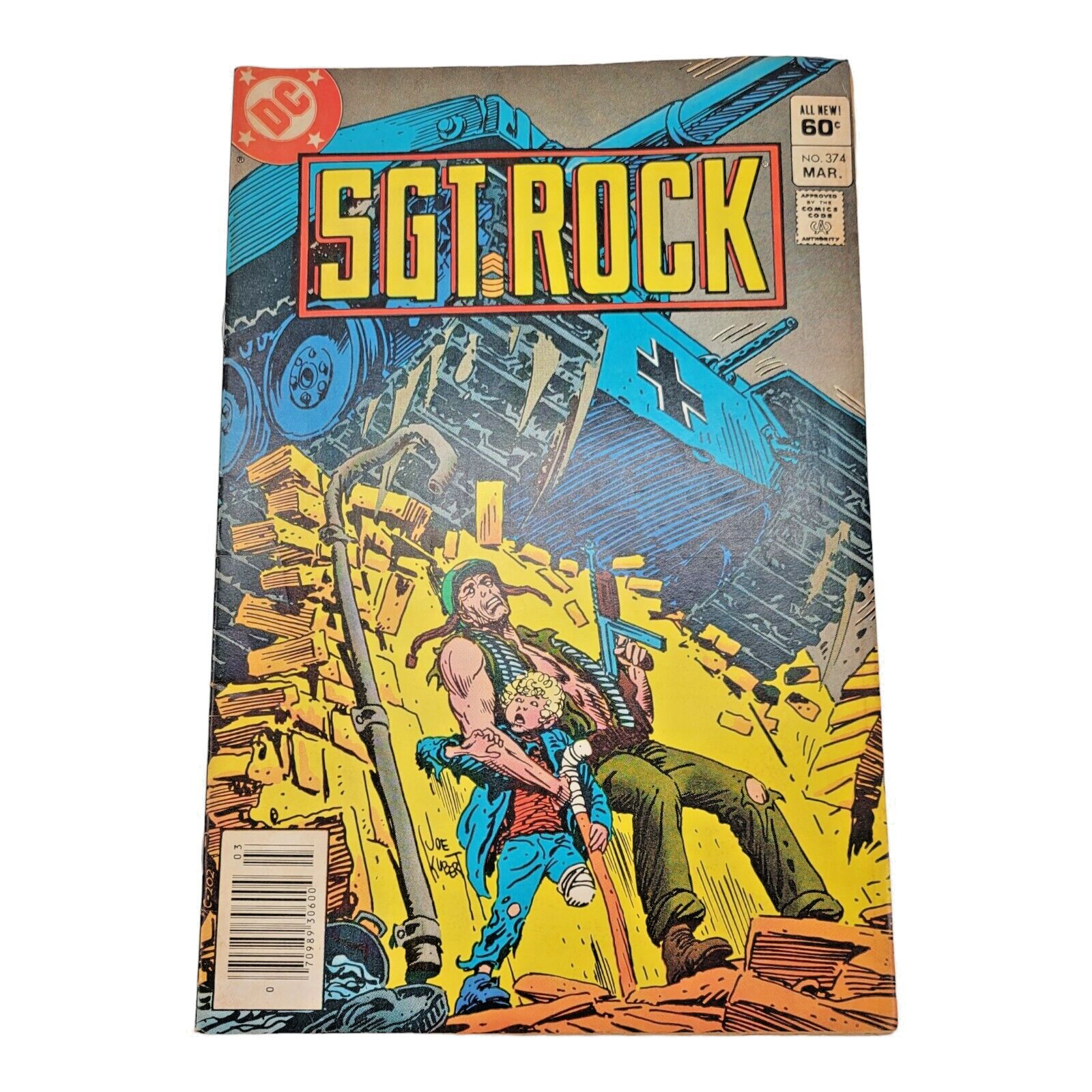 DC Comics Sgt Rock #374 Original Vintage 1983