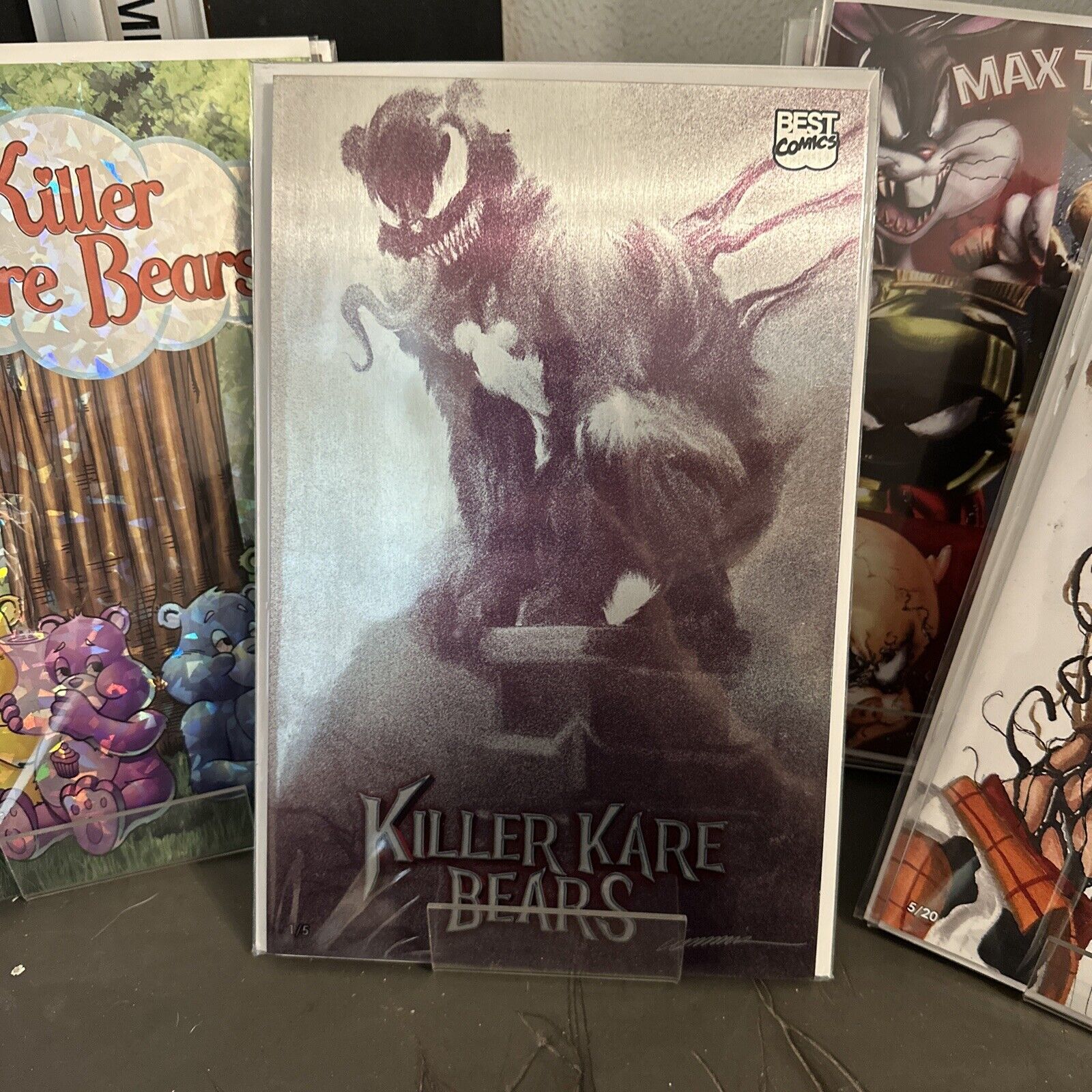 Killer Kare Bears - Venom Homage Gorkem Demir Metal Variant Cover Limited 1/5