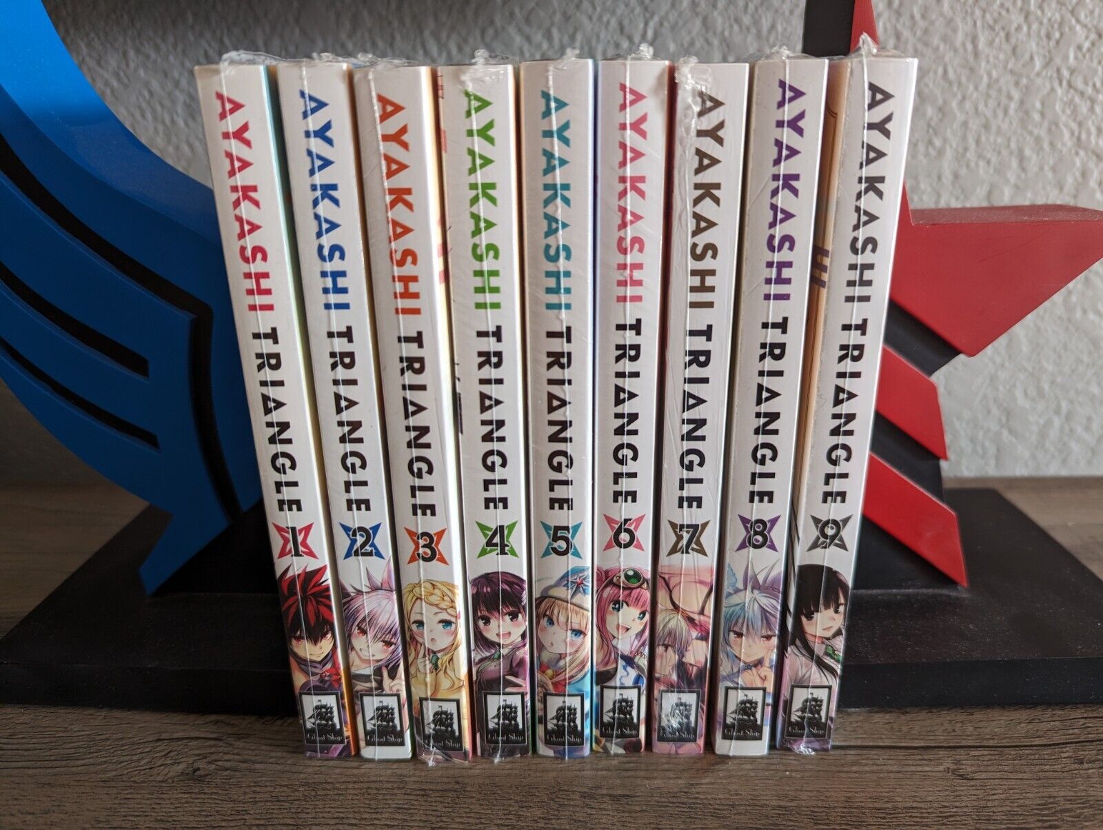 Ayakashi Triangle Vol 1-9 English Manga Set - New Kentaro Yabuki Comedy Romance
