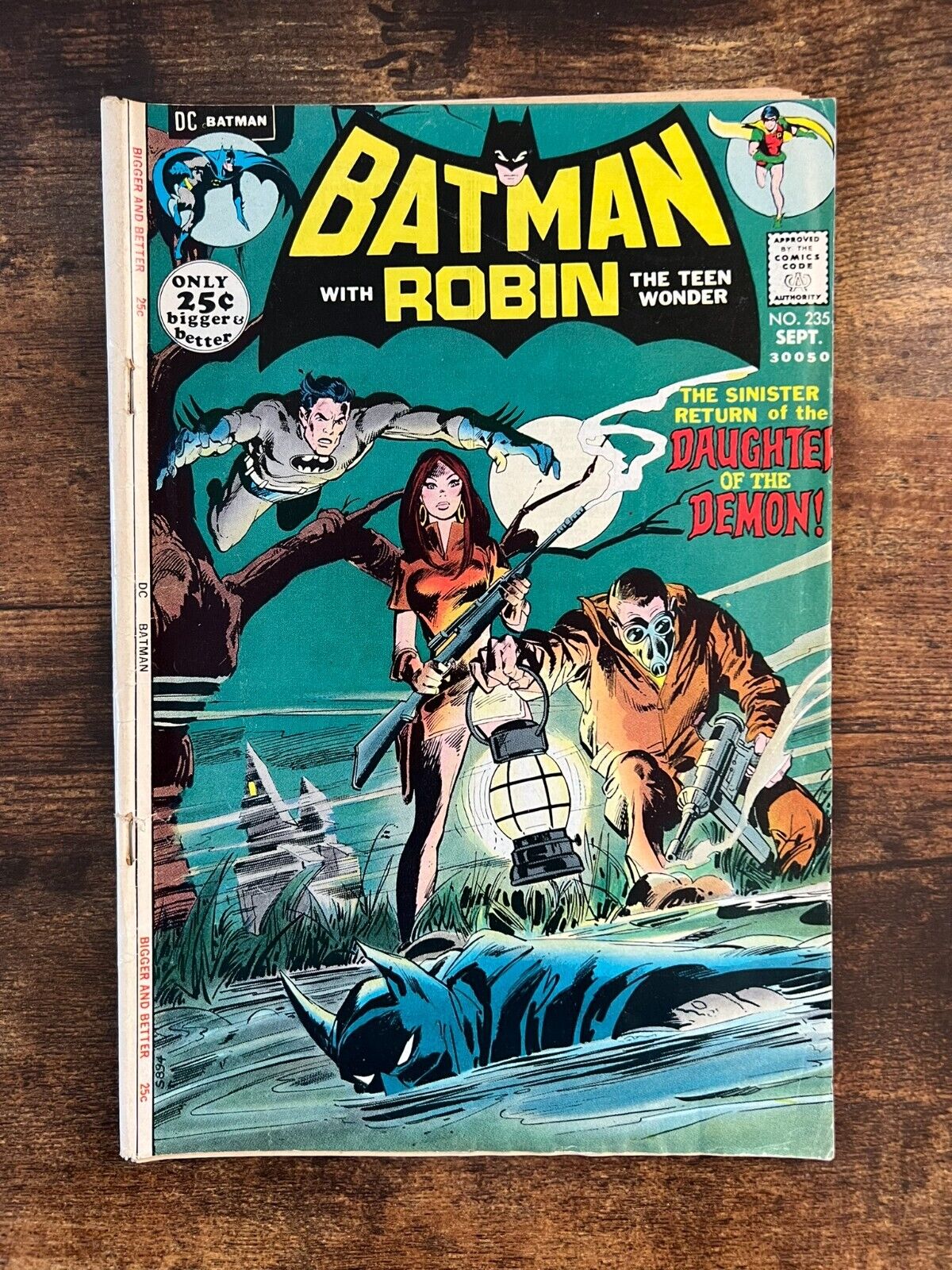 Batman #235 DC Comics 2nd Appearance Ra's Al Ghul Neal Adams 1971 Bronze GD/VG