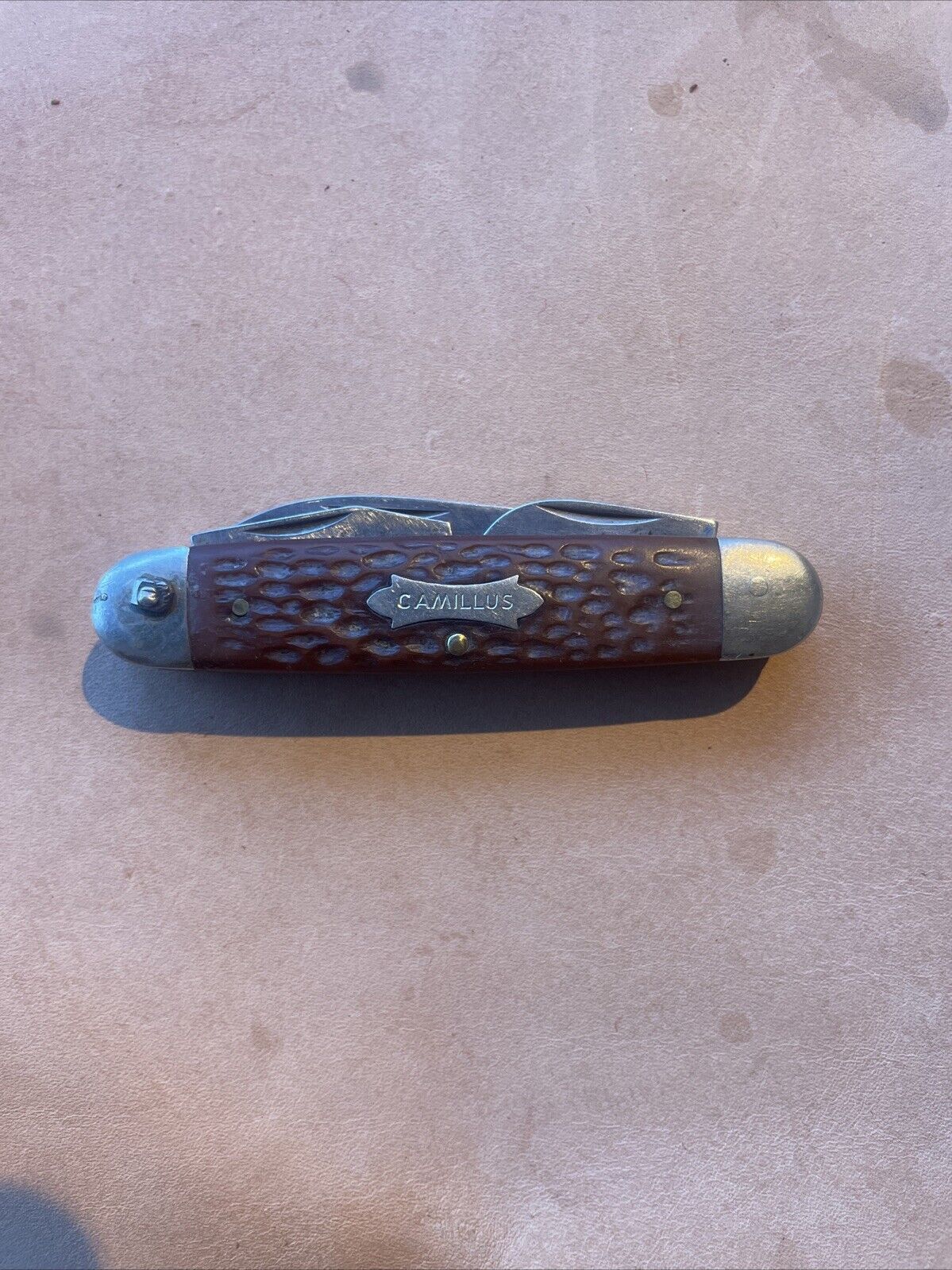 Vintage Camillus NY USA  99 Camp Scout Knife All Blades Snap 