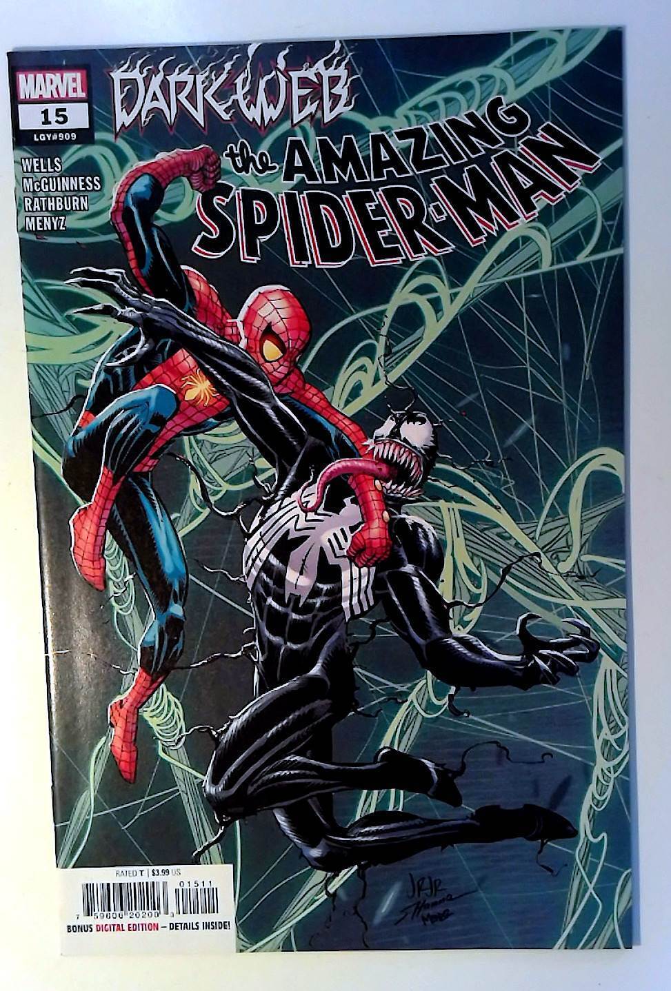 The Amazing Spider-Man #15 Marvel (2023) Dark Web 7th Series Comic Book