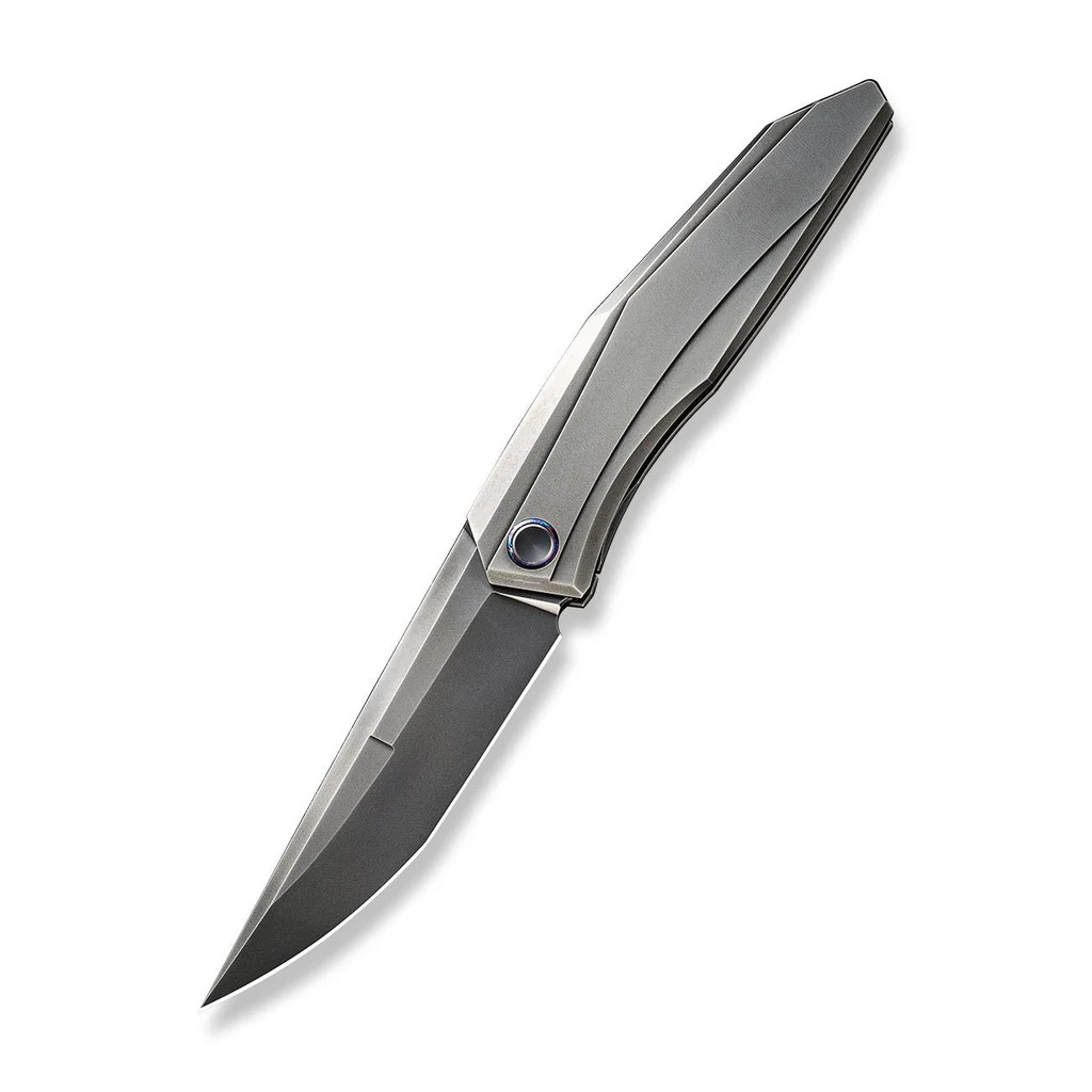 WE Knife Cybernetic WE22033-6 Gray Titanium 20CV Stainless 1/207 Pocket Knife