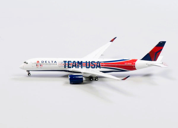 Gemini Jets Delta Airlines A350-900 2024 Team USA Olympics Diecast 1/400 Model