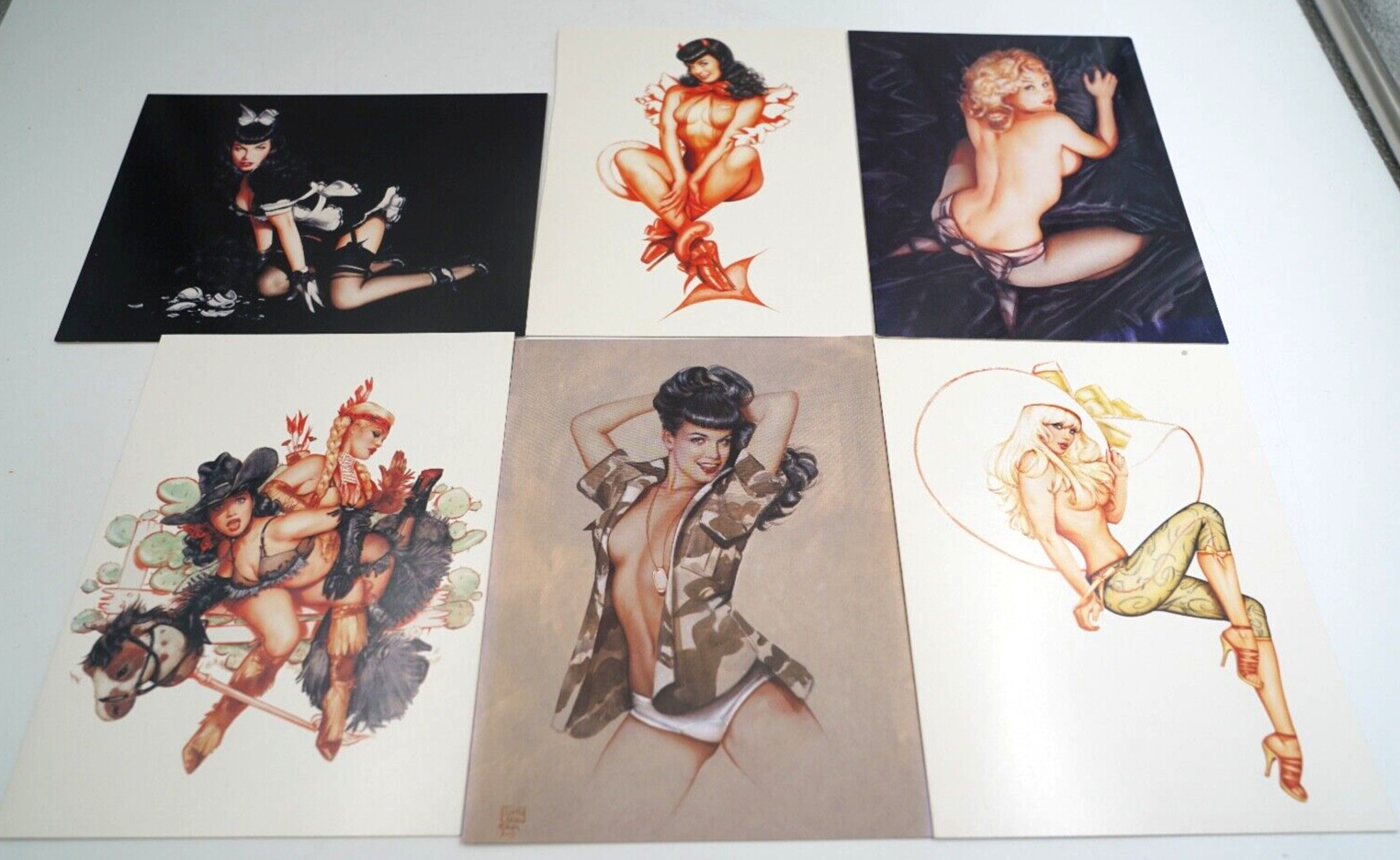(6) Olivia De Berardinis Postcard Print Greeting Cards ~Nice~