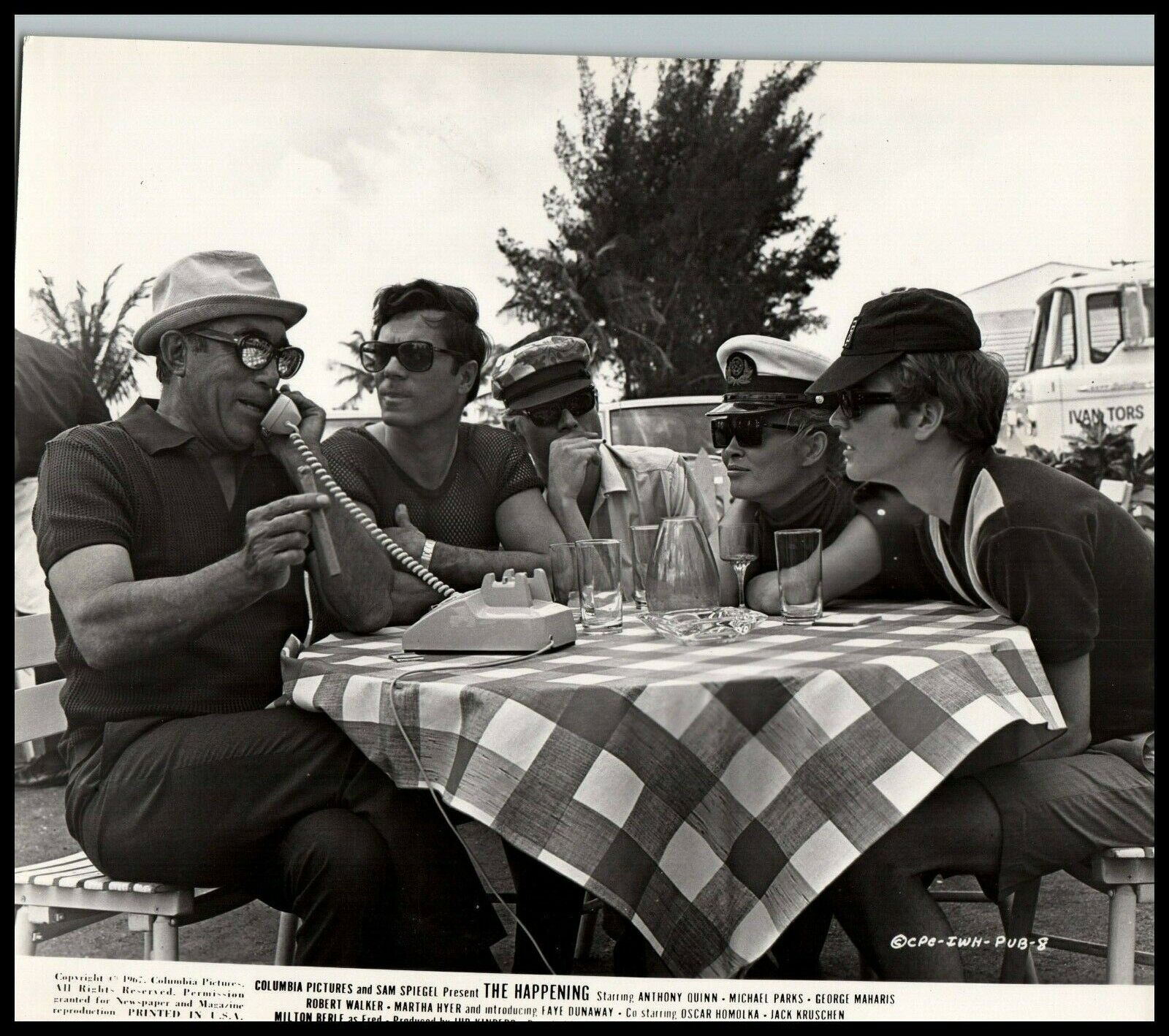 Anthony Quinn + George Maharis in The Happening (1967) ORIGINAL PHOTO M 68