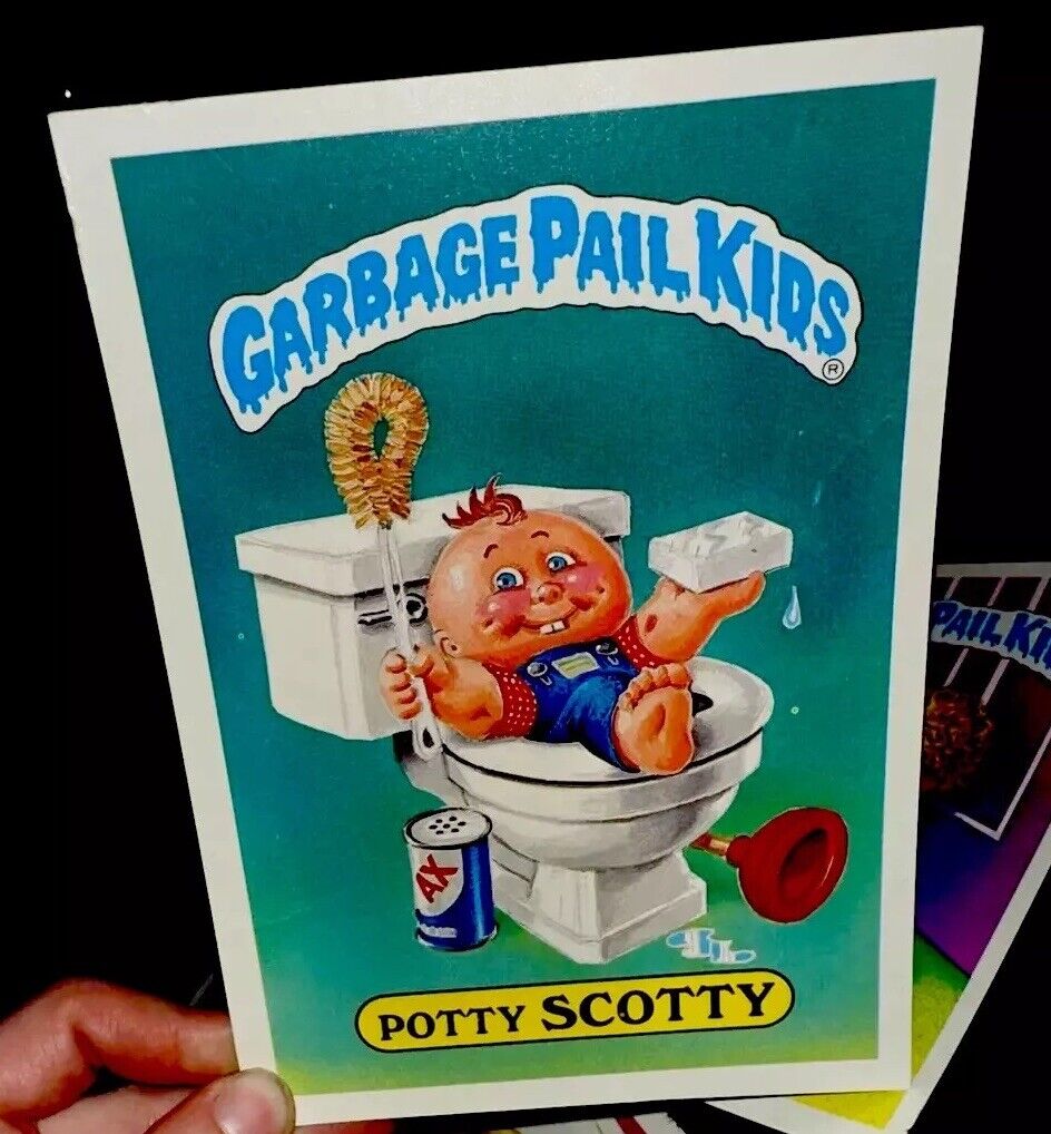 1985 Topps Garbage Pail Kids Cards Series 1 Potty Scotty