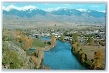 Salmon Idaho ID Postcard The Salmon-River No Return-Flows Scene 1960 Vintage picture