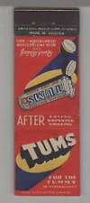 Matchbook Cover - Tums For The Tummy picture