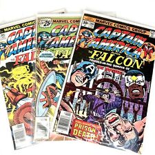 Marvel Comics Captain America And Falcon Bronze Age Bundle 3 Issues 199 205 206 picture