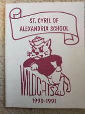 St. Cyril of Alexandria School Lansdowne PA Yearbooks Lot of 2 '90-'91, '91-'92 picture