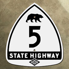 California CSAA bear route 5 highway road sign auto club Skyline Boulevard picture