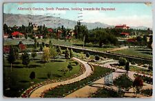 California CA - Aerial View - Colorful Allerton's Garden - Vintage Postcard picture