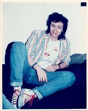Julian Lennon wears Marilyn Monroe t-shirt sits on sofa 1980s vintage 8x10 photo picture