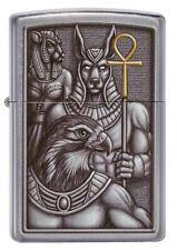 Zippo Windproof Egyptian Gods with Ankh Lighter, 49406, New In Box picture