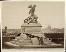 Italy, Rome, Monument to the brothers Enrico and Giovanni Cairoli, ca.1880, print vi picture