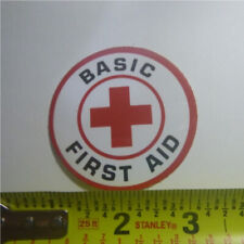 American Red Cross Basic First Aid Sticker (Peel Back) - Round picture