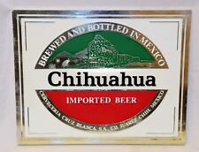 Vintage TOC Chihuahua Imported Mexican Beer Advertising Display Sign Train picture