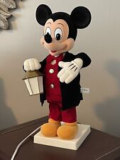 VTG Disney Telco Motion-ette Mickey Mouse Lantern Christmas Animated Musical picture