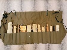 RARE COMPLETE WW2 US NAVY LIFE BOAT RAFT SURVIVAL FISHING KIT MILITARY W INST. picture