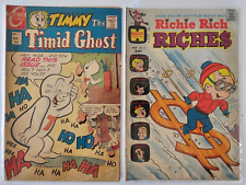 Timmy the Timid Ghost #2-12C(1967) Charlton and Richie Rich #5-20C(1973) Harvey picture