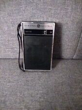 Vintage 1970s GENERAL ELECTRIC  P-2790 Black AM Transistor Radio w/ Original Box picture