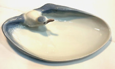 RARE Antique Seagull Tray 1900's G. Heubach Thuringia Germany porcelain Sea Gull picture